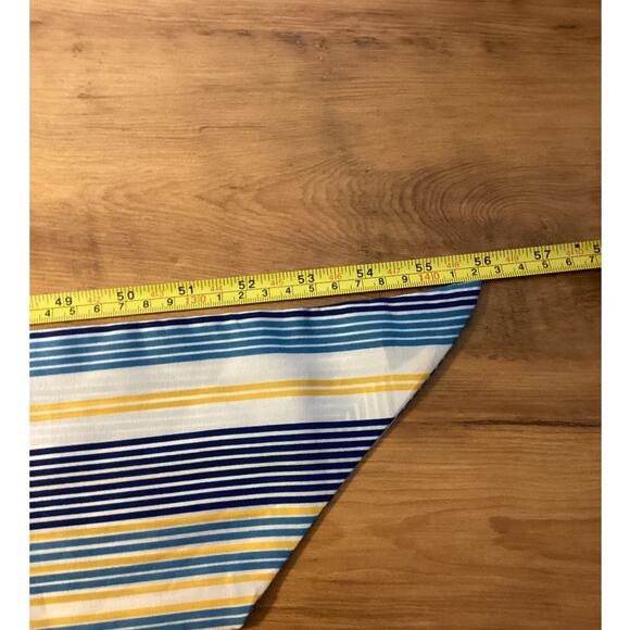 Vintage Scarf Charlie by Revlon Perfume Rectangle Sash Tie Belt Striped USA - Picture 8 of 9